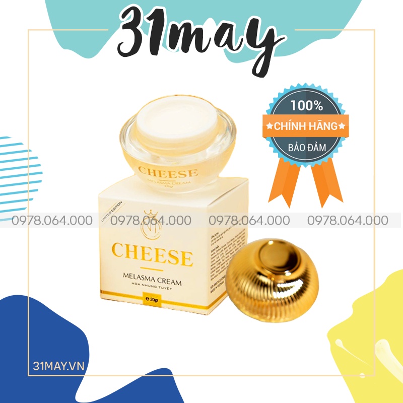 Kem Face Giảm Nám Cheese NT Cosmetics Chính Hãng - Melasma Cream Cheese 20gr