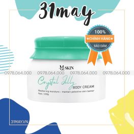 Kem Body Huyết Thanh Diệp Lục MQ Skin Chính Hãng - Crytal Jelly Body Cream 150g
