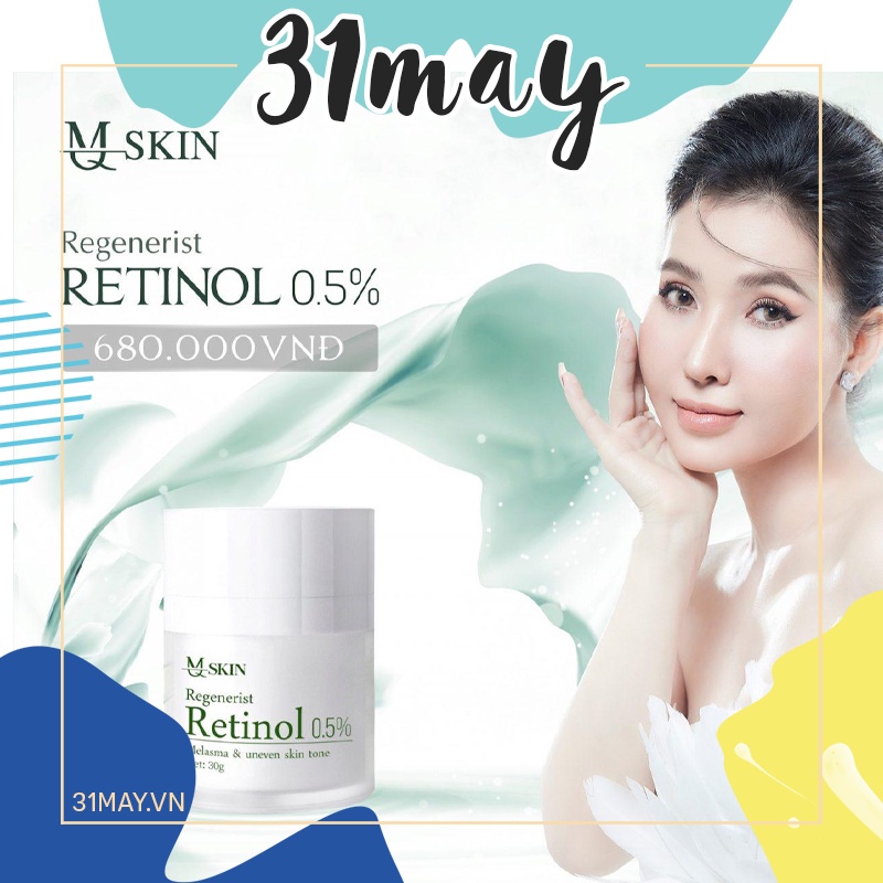 Kem Tái Tạo Da Retinol MQ Skin Chính Hãng - Regenerist Retinol 0.5% 30g