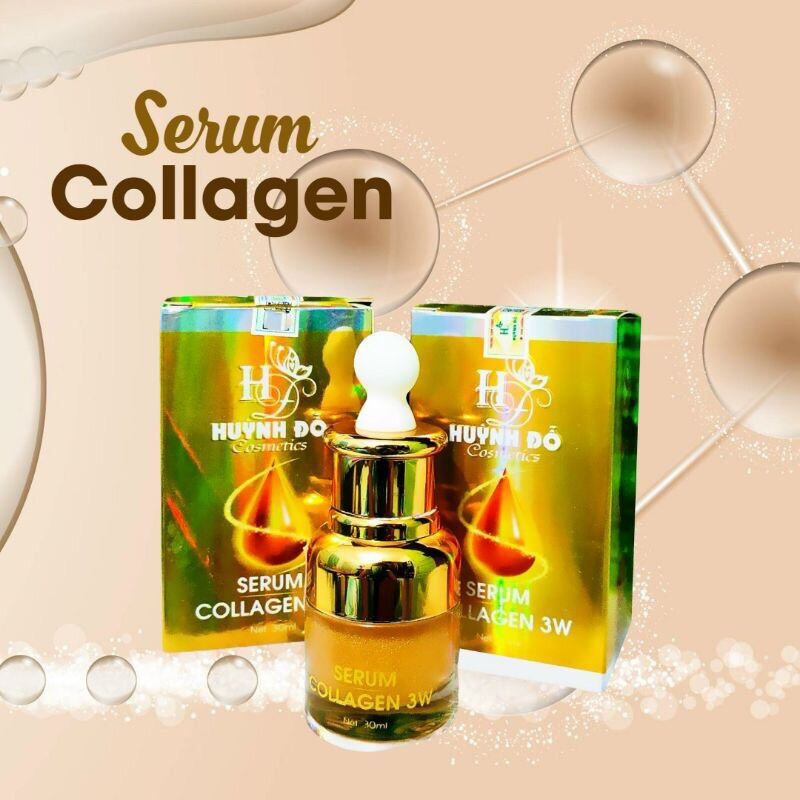 Serum Collagen 3W Huỳnh Đỗ Giá Sỉ - Mỹ Phẩm Huỳnh Đỗ Cosmetics Chính Hãng