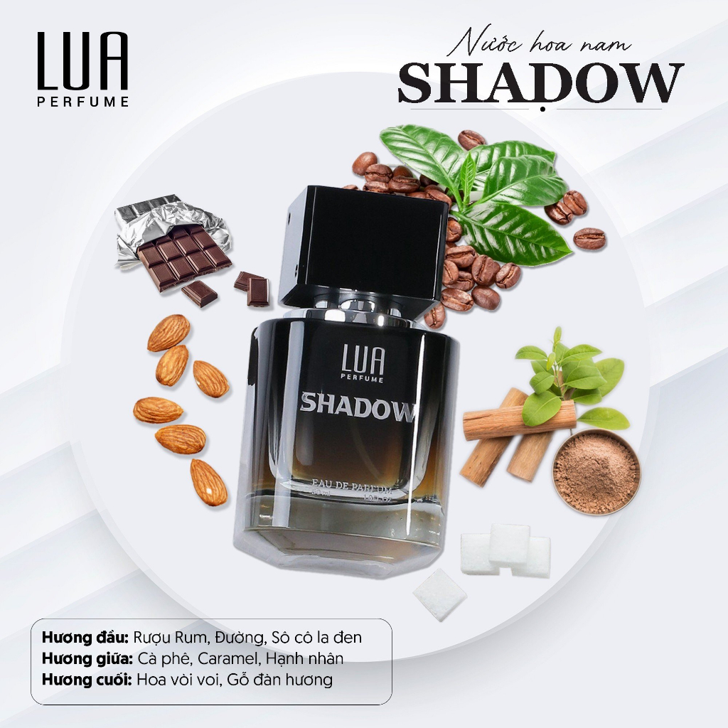 Nước Hoa Nam Shadow Lua Perfume Chính Hãng - Mùi Hương Sang Trọng Quyến Rũ 50ml