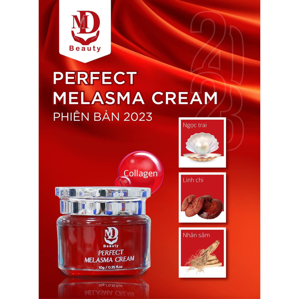 Kem Nám Lựu Đỏ Mini MD Beauty Giá Sỉ Chính Hãng - Perfect Melasma Cream 10g